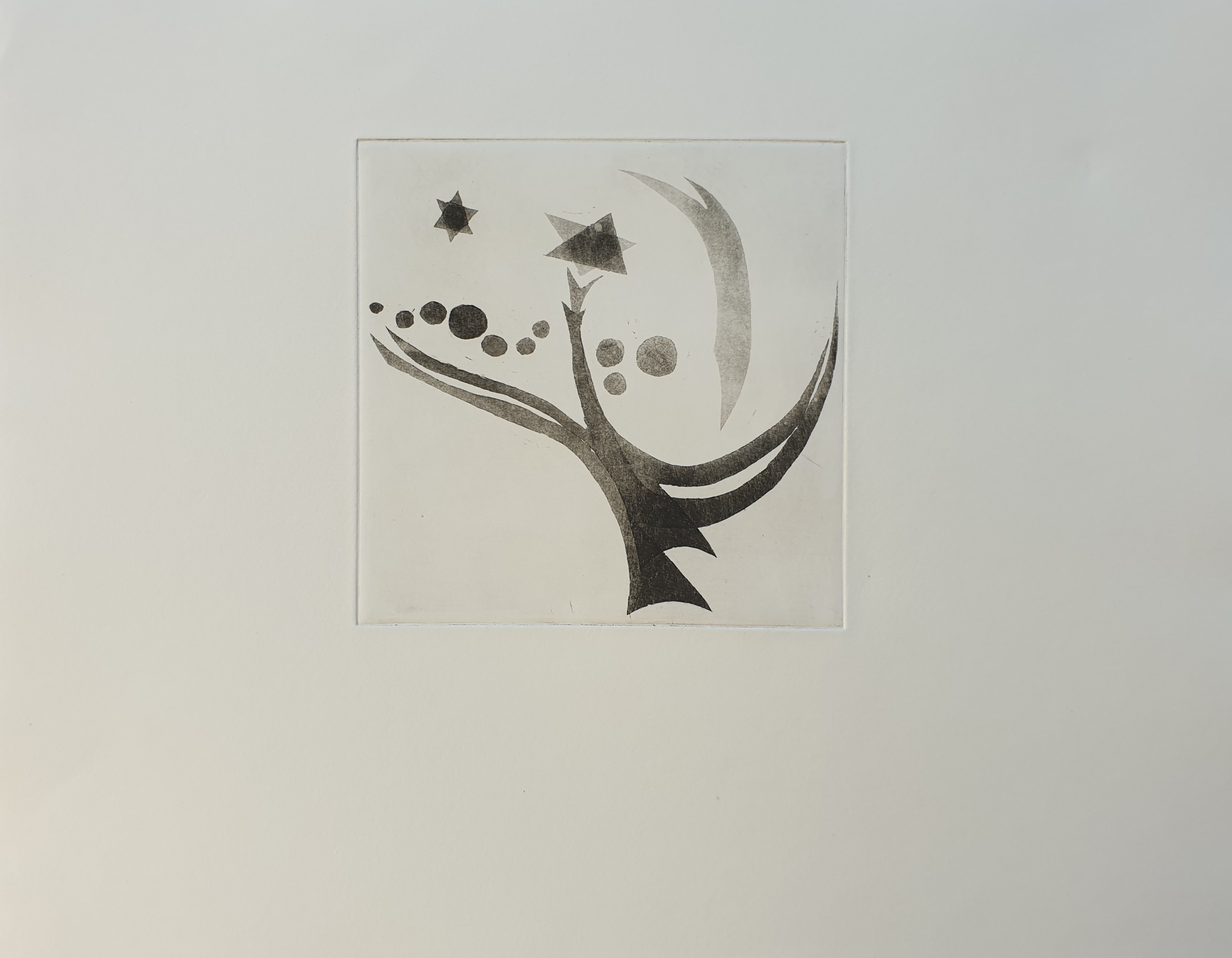 Luna Piscis — Aguatinta